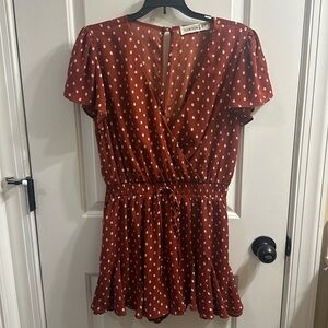 FOURTEEN & 9TH Rust Shirtsleeve Romper